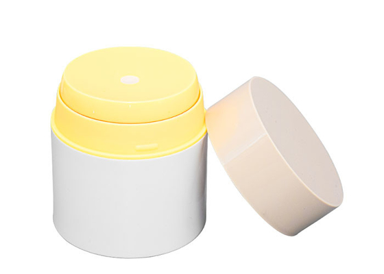 Double Layer Airless Pump Cosmetic Cream Jars For Baby Skin Care Packaging