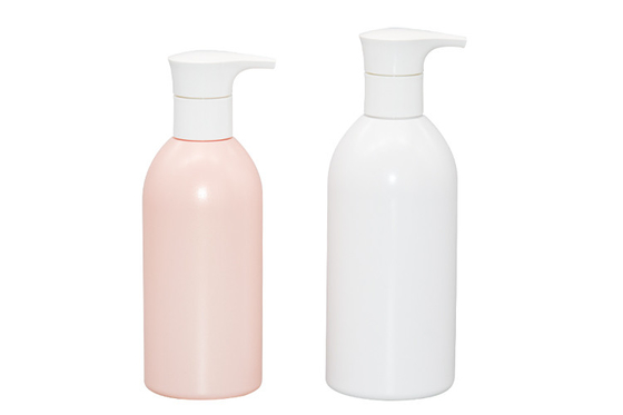 2.8cc Lotion Pump Bottle 240ml 300ml PET Round Shoulders Cosmetic Bottles