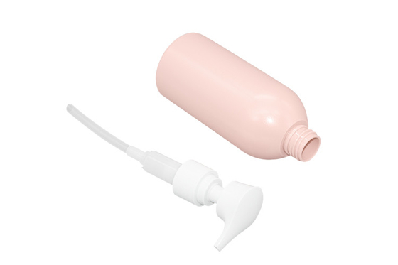 2.8cc Lotion Pump Bottle 240ml 300ml PET Round Shoulders Cosmetic Bottles