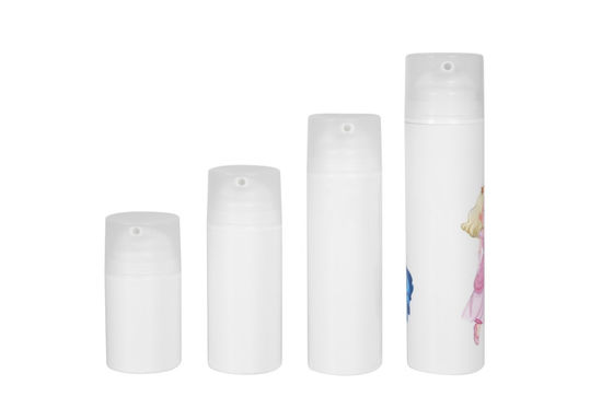 30ml 50ml 75ml 100ml 120ml 150ml 200ml PP White Airless Bottle for Hand / Face / Body Personal Care UKA19-C