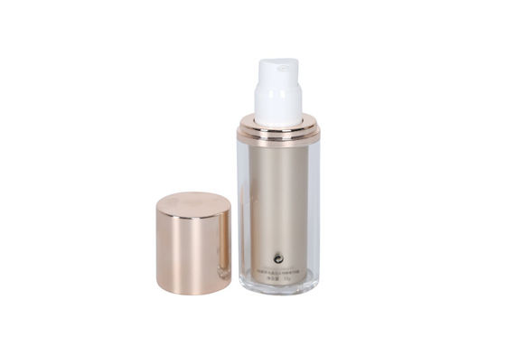 30ml Two Wall Plastic Acrylic SGS Empty Cream Bottle Pump Cosmetic Packaging Double Durable
