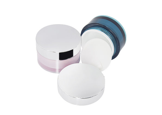 Round 100g Acrylic Cream Jar With Flat Top Lids