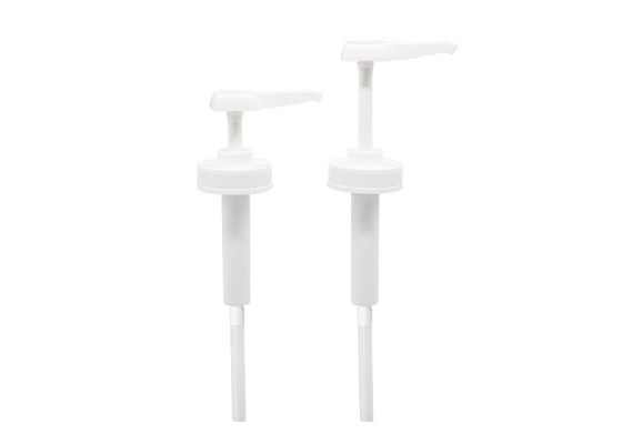 Big Dosage 15ml 30ml Sauce Dispenser Pump PP Plastic White For Kitchen