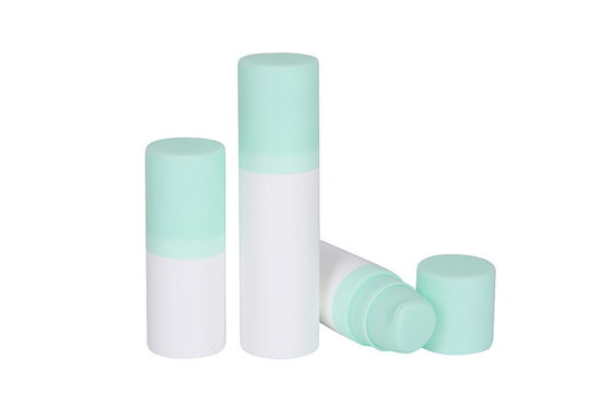 Airless Plastic PP Travel Bottle Set Lotion Cosmetic Packaging 5 / 10 / 15ml