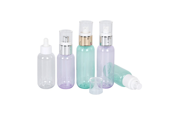 Wholesale Acrylic 15g 50g Cream Jar PET 100ml 120ml Lotion Serum Bottle Cosmetic Personal Care Set Packaging