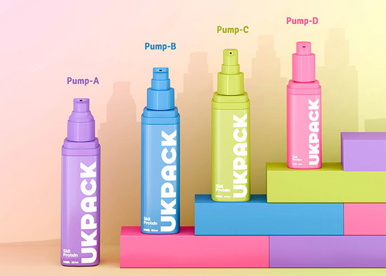 Profesyonel havasız şişe serisi (50ml/100ml/120ml) - Çift pompa konfigürasyonu