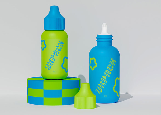 PE Kozmetik Boş Sıkma Şişesi 30ml 50ml Özelleştirilebilir