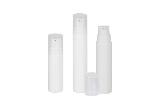 Seyahat Seti için 5ml 8ml 10ml Beyaz Pp Havasız Cilt Bakımı Pompa Şişesi
