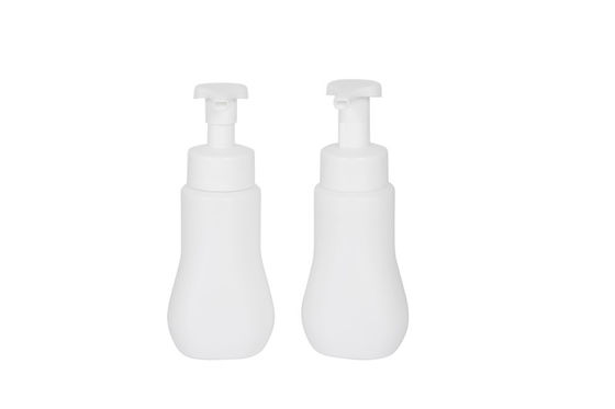 8oz dalgalı şekilli HDPE Mousse köpük şişesi 3cc çıkışlı
